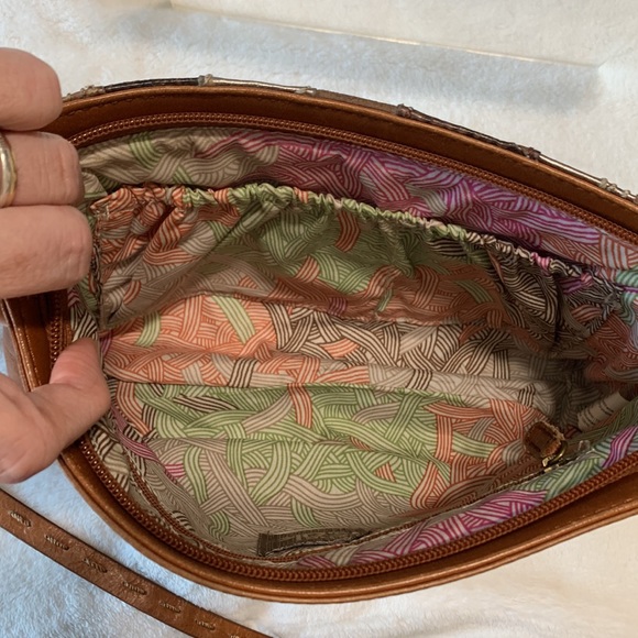 The Sak Indio leather satchel Tabacco Ribbon bag - Picture 9 of 15